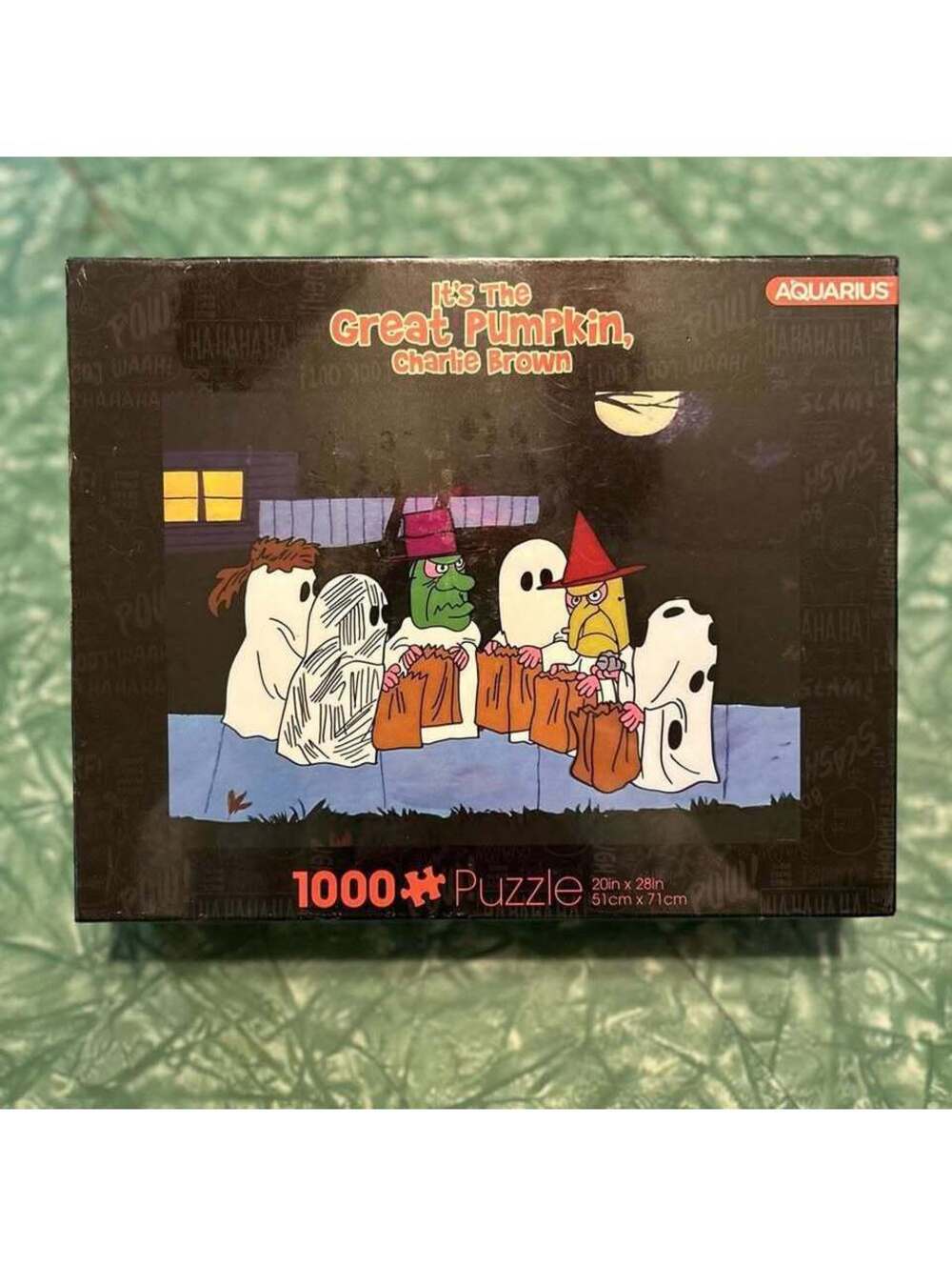 Aquarius Great Pumpkin Charlie Brown Puzzle, snoopy